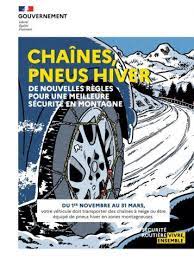 Chaines, pneus hiver : de nouvelles règles pour une meilleure sécurité en montagne
