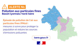 Alerte pollution : Vigilance orange sur le bassin Lyon Nord Isère