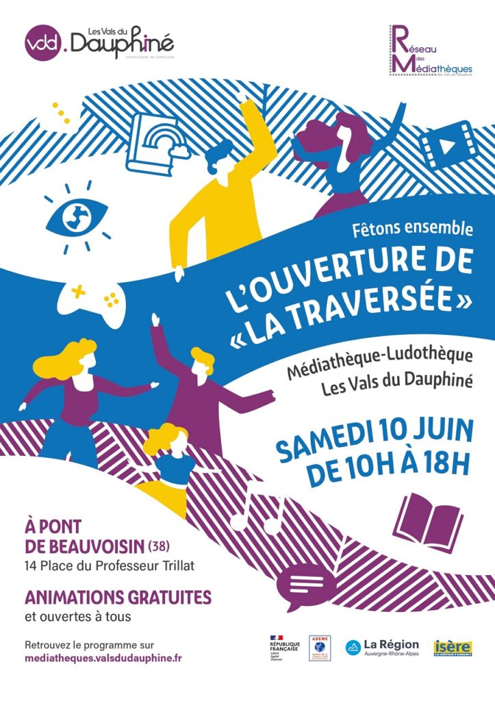 ouverture médiathèque la traversée